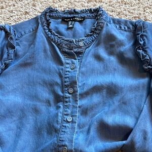 Love & Legend Blue Denim Top size 14
